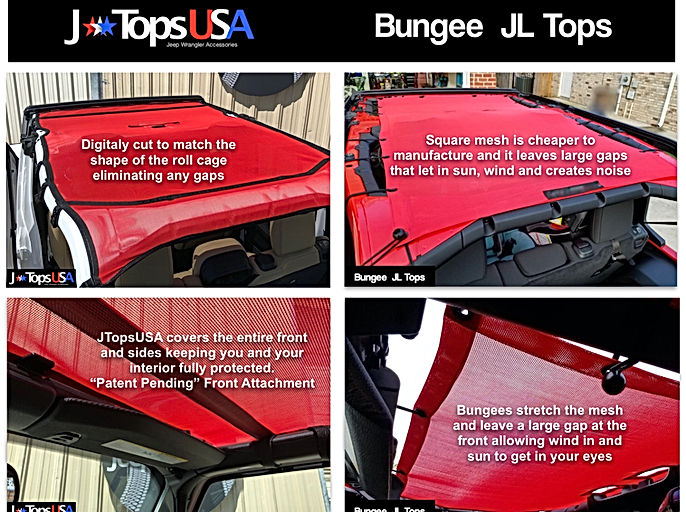 JTopsUSA | Compare Jeep Sun Shade Designs